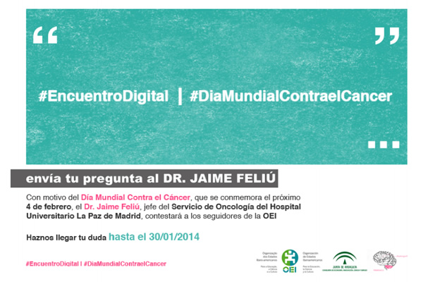 Día Mundial Contra el Cáncer | Encuentro Digital con el Dr. Jaime Feliú